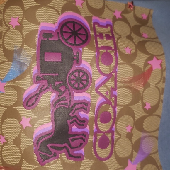 Coach Disco Stars Tshirt sz L - Picture 3 of 8